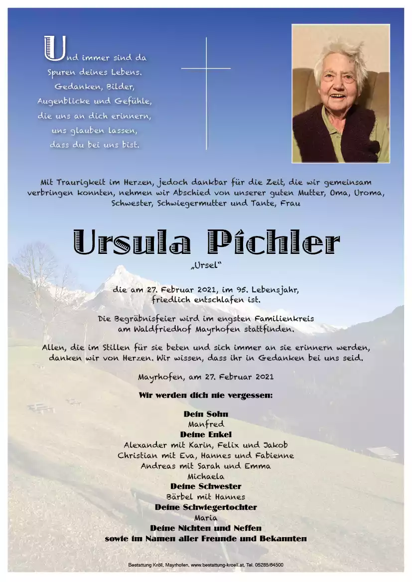 Parte von Ursula Pichler